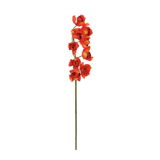 EUROPALMS Cymbidium branch, artificial, red, 90cm