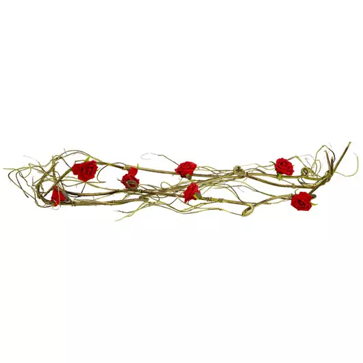 EUROPALMS Rose Garland (EVA), artificial, red