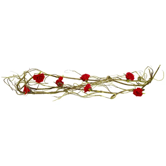 EUROPALMS Rose Garland (EVA), artificial, red