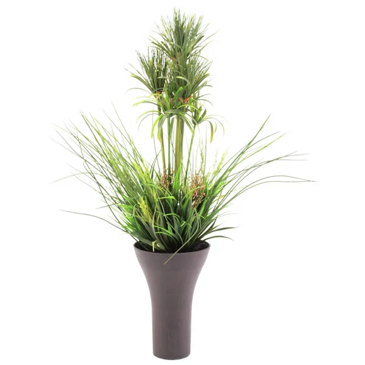 EUROPALMS Mixed grass bush, artificial, 90cm