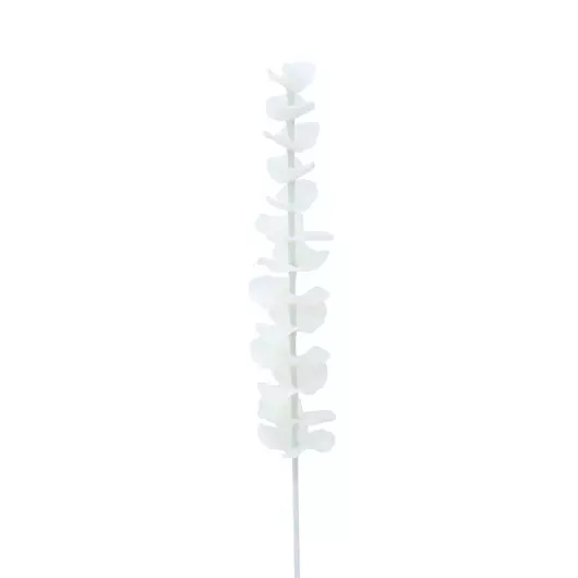 EUROPALMS Crystal eucalyptus, artificial plant, white 81cm 12x