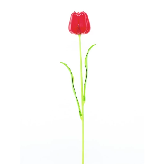 EUROPALMS Crystal tulip,artificial flower, red 61cm 12x