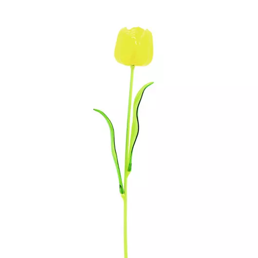 EUROPALMS Crystal tulip, yellow, artificial flower, 61cm 12x