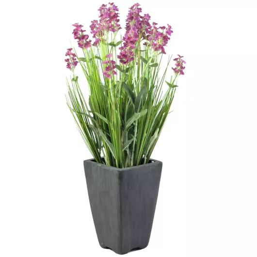 EUROPALMS Lavender, artificial plant, rose, in pot, 45cm