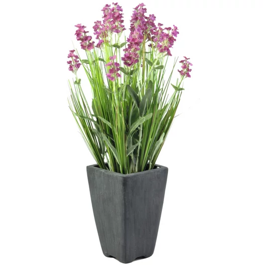 EUROPALMS Lavender, artificial plant, rose, in pot, 45cm