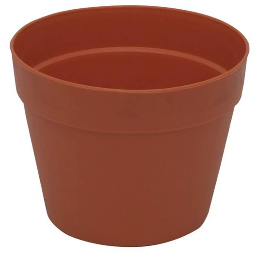 EUROPALMS Flowerpot plastic, red, 17cm