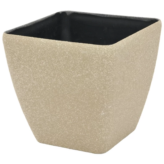 EUROPALMS Deco cachepot STONA-47, rectangular,beige