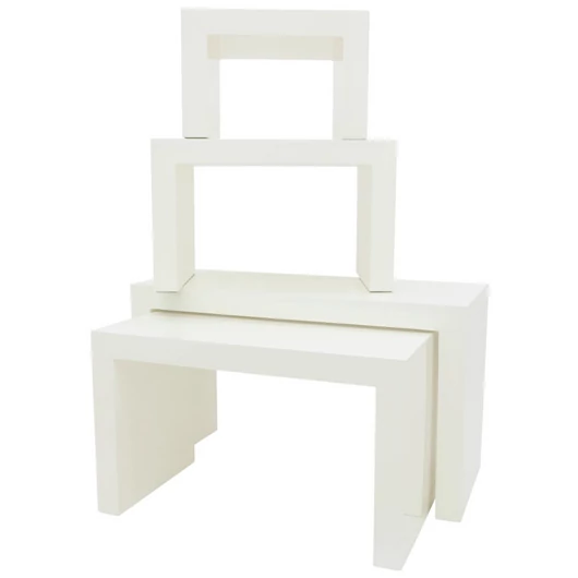 EUROPALMS LEICHTSIN DECO TABLES, white