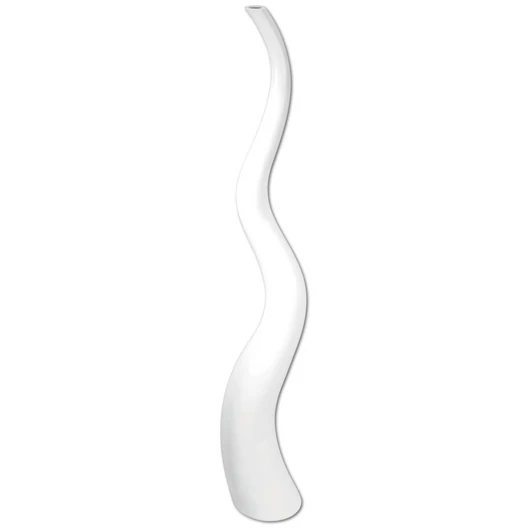 EUROPALMS Design vase WAVE-150, white