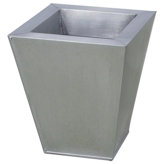 EUROPALMS Flowerpot, zinc, 25cm square