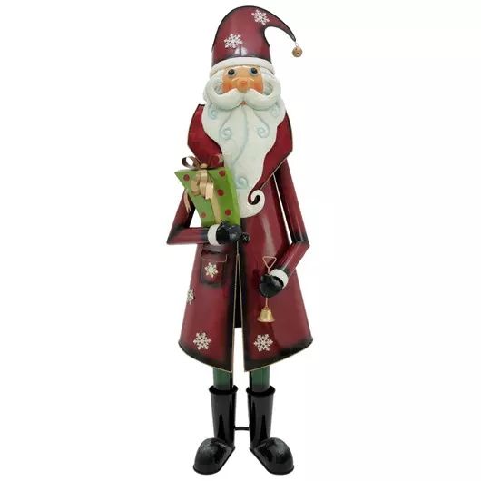 EUROPALMS Santa Claus, Metal, 195cm, red