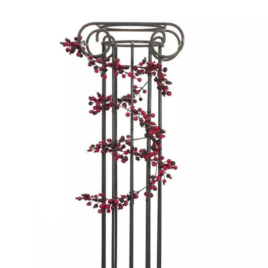 EUROPALMS Berry garland mixed, artificial, 180cm, red