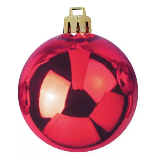 EUROPALMS Deco Ball 7cm, red 6x