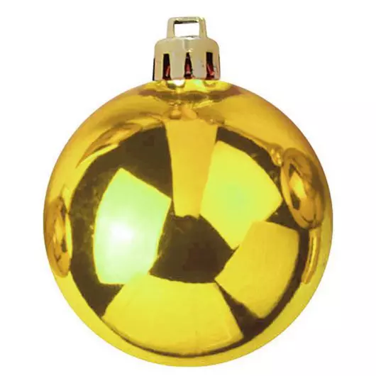 EUROPALMS Deco Ball 7cm, gold 6x