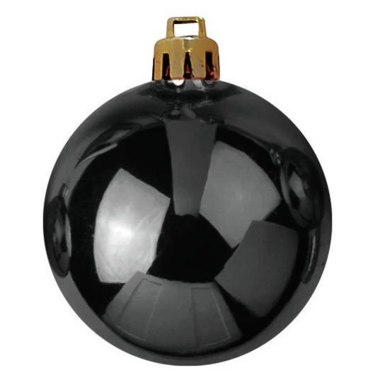 EUROPALMS Deco Ball 7cm, black 6x