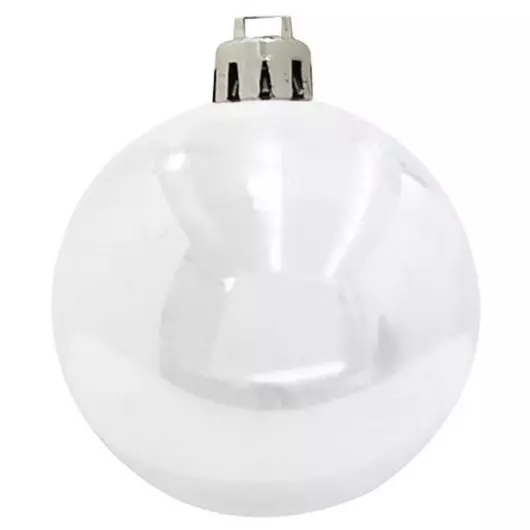 EUROPALMS Deco Ball 7cm, white 6x