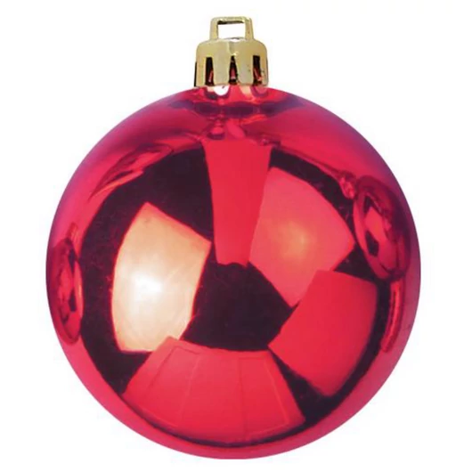 EUROPALMS Deco Ball 10cm, red 4x