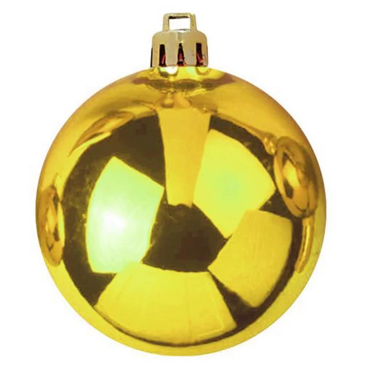 EUROPALMS Deco Ball 10cm, gold 4x