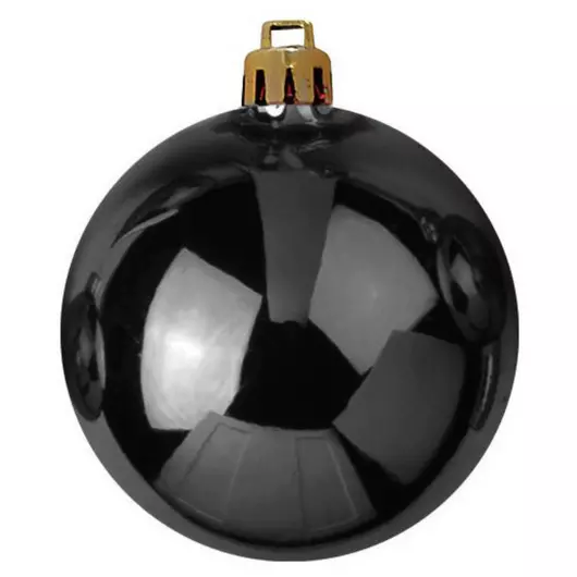 EUROPALMS Deco Ball 10cm, black 4x