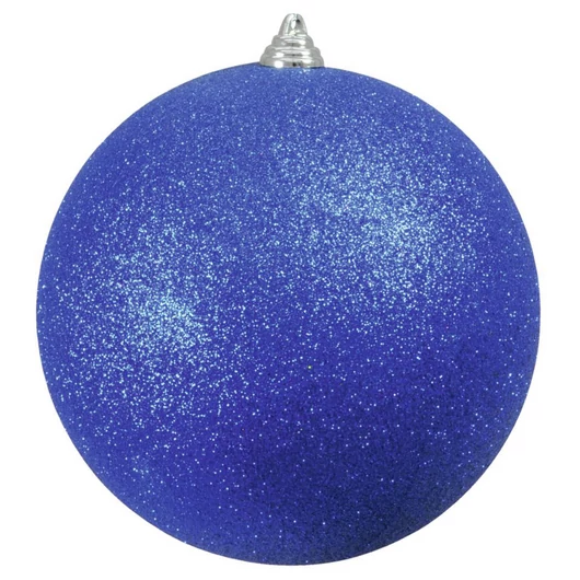 EUROPALMS Deco Ball 20cm, blue, glitter