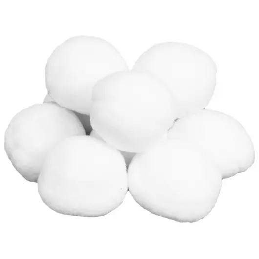 EUROPALMS Snowballs, 7,5cm, 10x