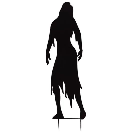 EUROPALMS Silhouette Metal Zombie Woman, 135cm