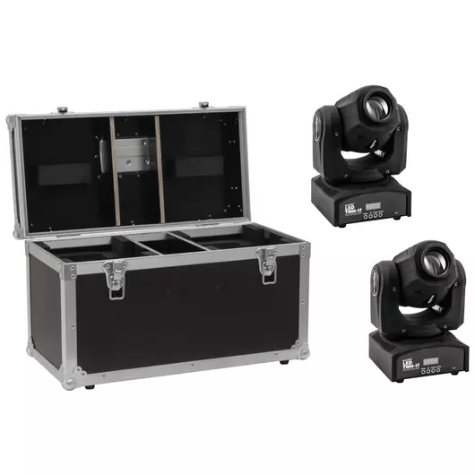 EUROLITE Set 2x LED TMH-17 Spot + Case