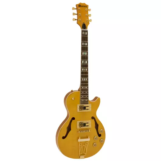 DIMAVERY LP-600 E-Guitar, nature maple