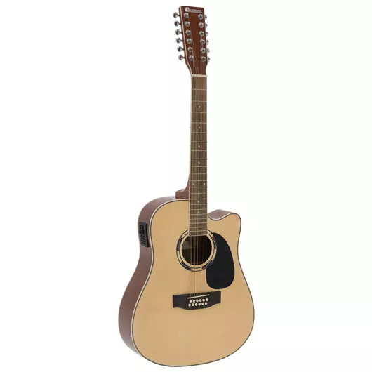 DIMAVERY DR-612 Western guitar 12-string, nature