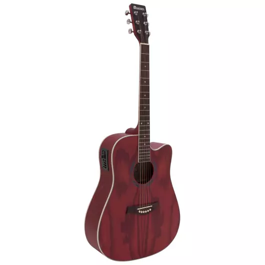 DIMAVERY JK-510 Western guitar, cutaway, grained