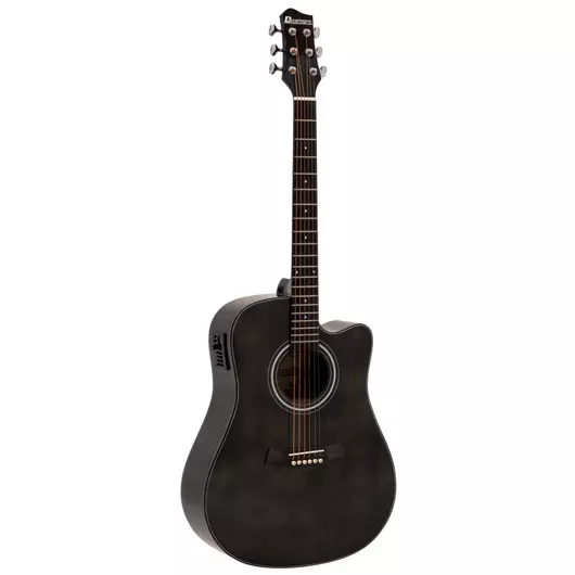 DIMAVERY STW-90 Western Guitar, vintage black