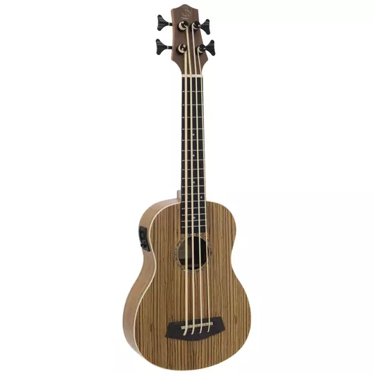 DIMAVERY UK-700 Bass Ukulele, Zebra