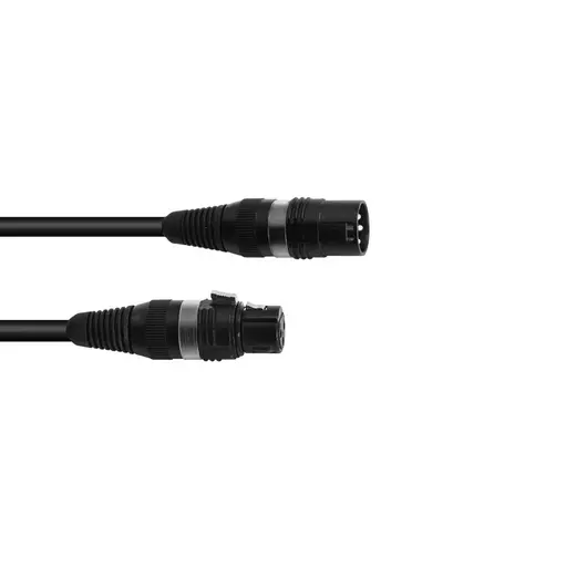 SOMMER CABLE DMX cable XLR 3pin 15m bk Hicon