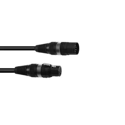 SOMMER CABLE DMX cable XLR 5pin 1.5m bk Hicon