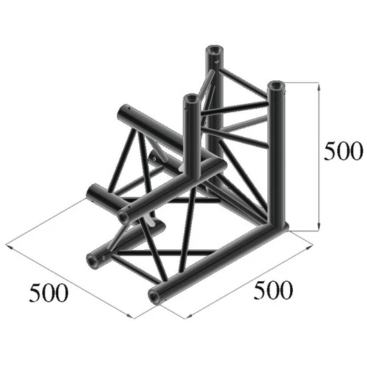 ALUTRUSS TRILOCK S-PAL-33 3-Way Corner \/ right