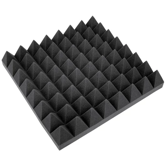 OMNITRONIC Accoustic Foam, Pyramid 100mm, 50x50cm