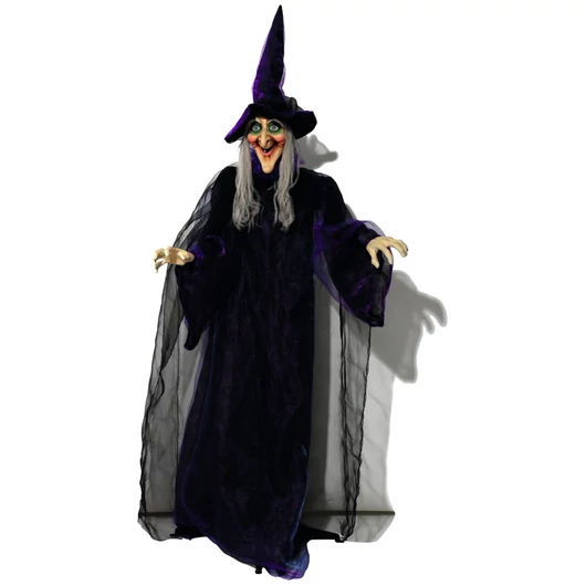 EUROPALMS Halloween figure Witch, animated 175cm