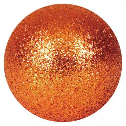 EUROPALMS Deco Ball 3,5cm, copper, glitter 48x