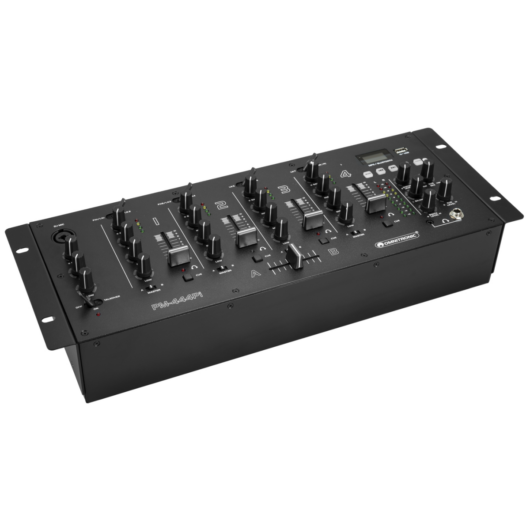 OMNITRONIC PM-444Pi 4-Channel DJ Mixer with Player & USB Interface