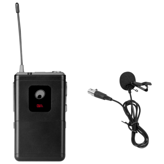 OMNITRONIC UHF-E Series Bodypack 823.6MHz + Lavalier Microphone
