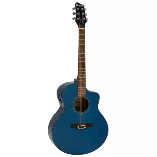 DIMAVERY STW-50 Western Guitar,blue