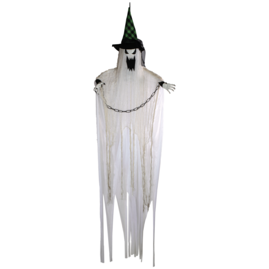 EUROPALMS Halloween Ghost, hanging, animated, 183cm