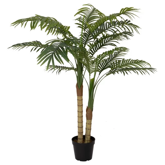 EUROPALMS Areca Palm, 2 trunks, artificial plant, 120cm