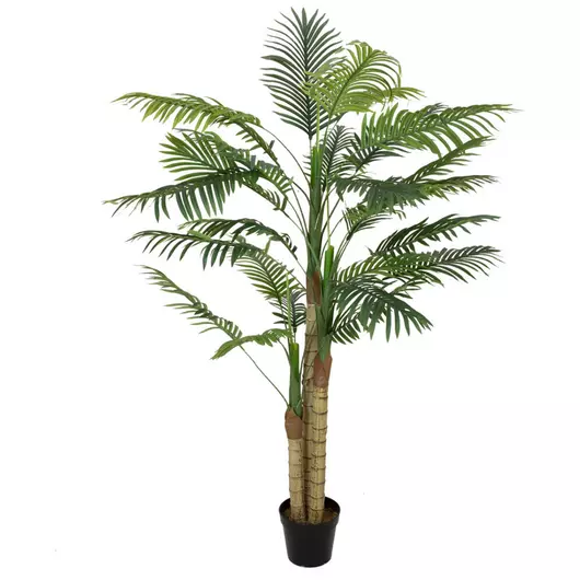 EUROPALMS Areca palm, 3 trunks, artificial plant, 150cm