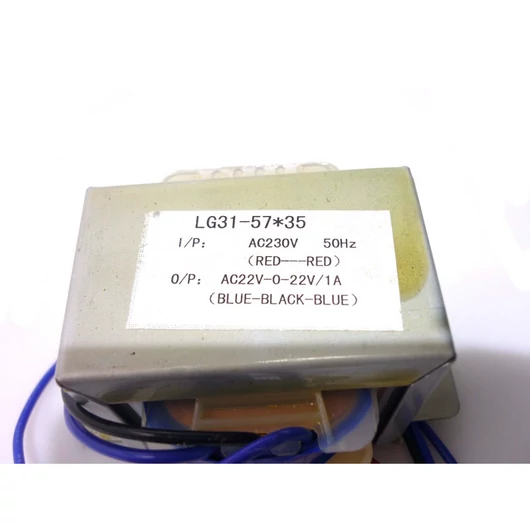  Transformer Sec.: 22V-0-22V 1A Pri.: 230V (LG31 57*35) C-60A