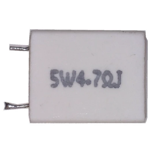  Resistor 4,7 Ohm 5W 14x18x5mm