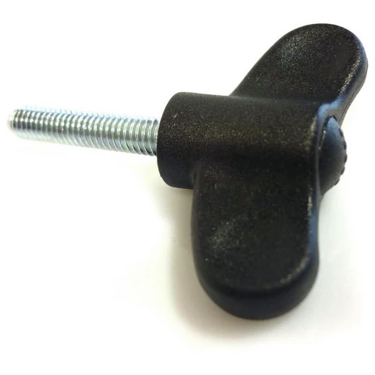  Fixation screw M6x30 wing black