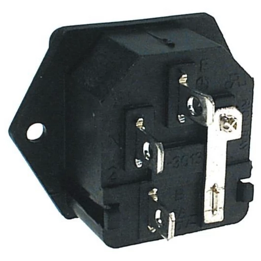  Built-in plug (Power) with fuse holder 10A voiced