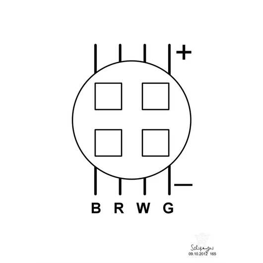  LED QCL 8W RGBW Pix-8/Pix-16