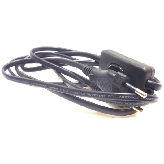  Euro power cable 1.8m (with switch)